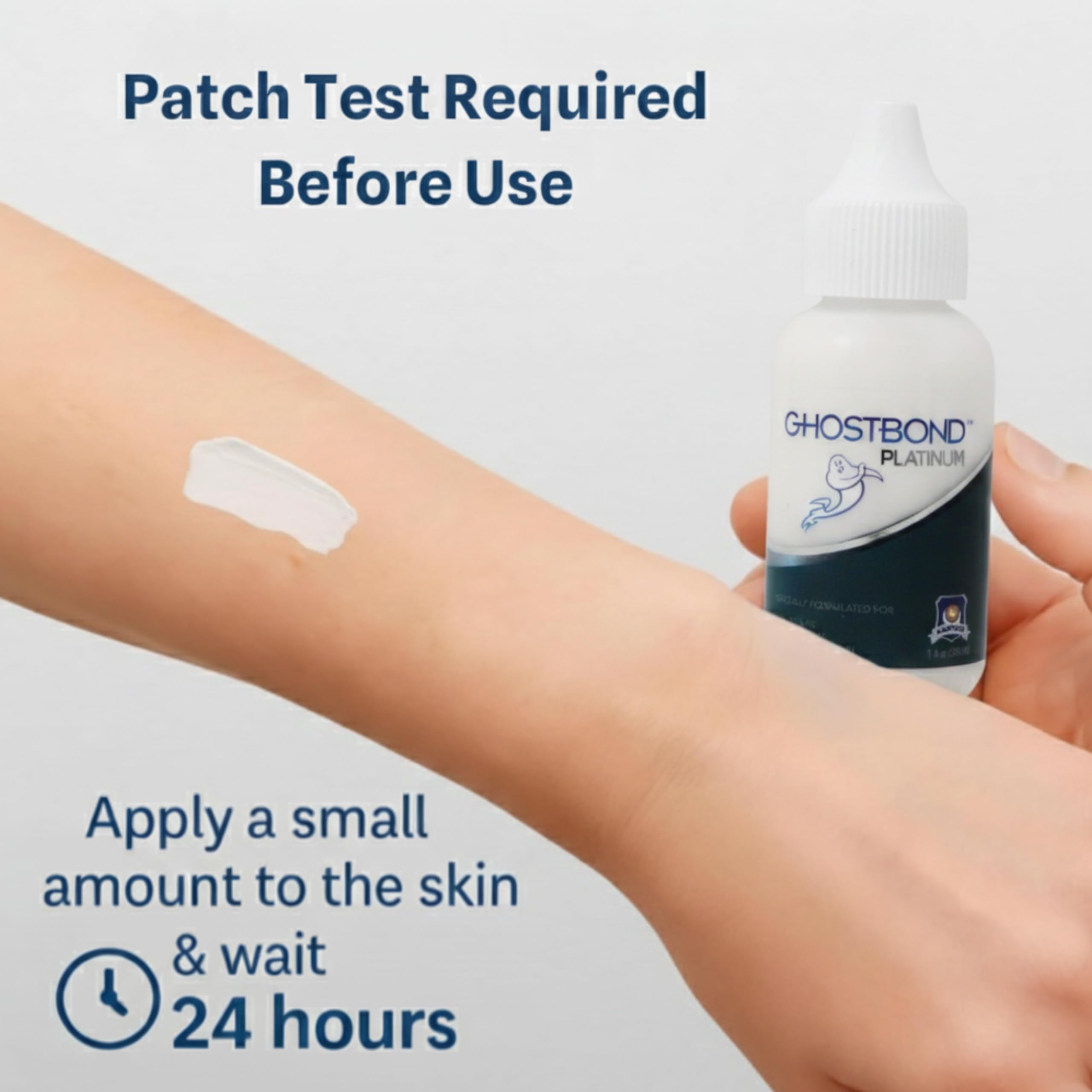 Ghostbond Platinum Water Resistant Wig Glue for Extreme Heat Hair Replacement