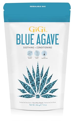Gigi Blue Agave Hard Wax Beads Soothing Conditioning Wax Beads for Hair Removal - Thumbnail 2