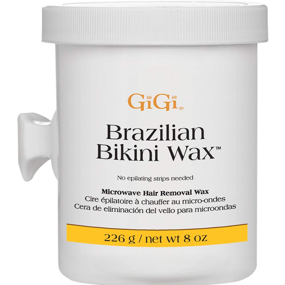Gigi Brazilian Bikini Wax Microwave Formula Painless Residue Free Hard Wax for