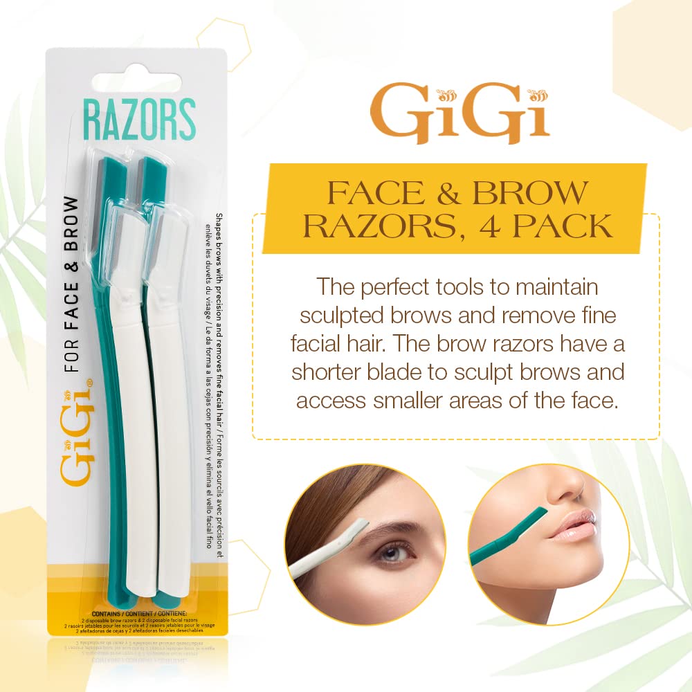 Gigi Dermaplaning Tool for Face Eyebrows Precision Eyebrow Razor Facial Razors - Thumbnail 2