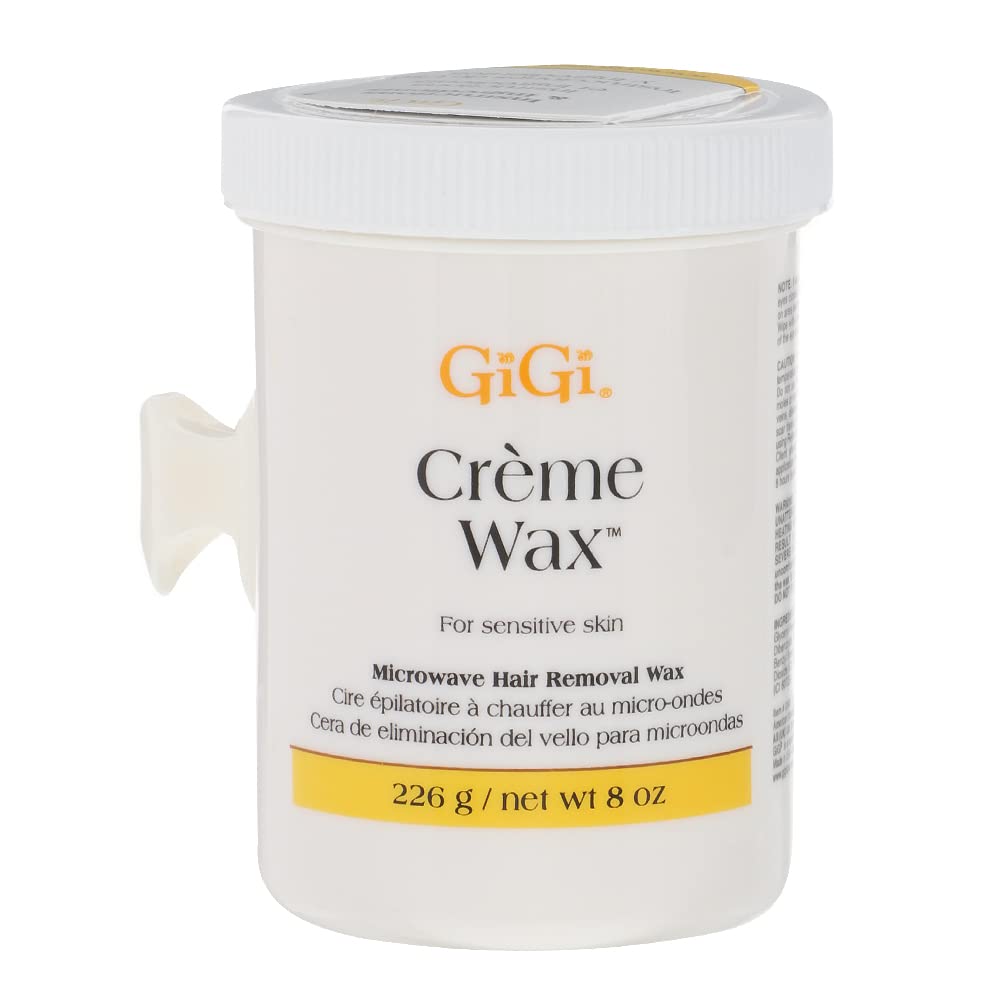 Gigi Crème Wax Microwave Hair Removal Wax for Face Body Gentle Soft Wax Formula