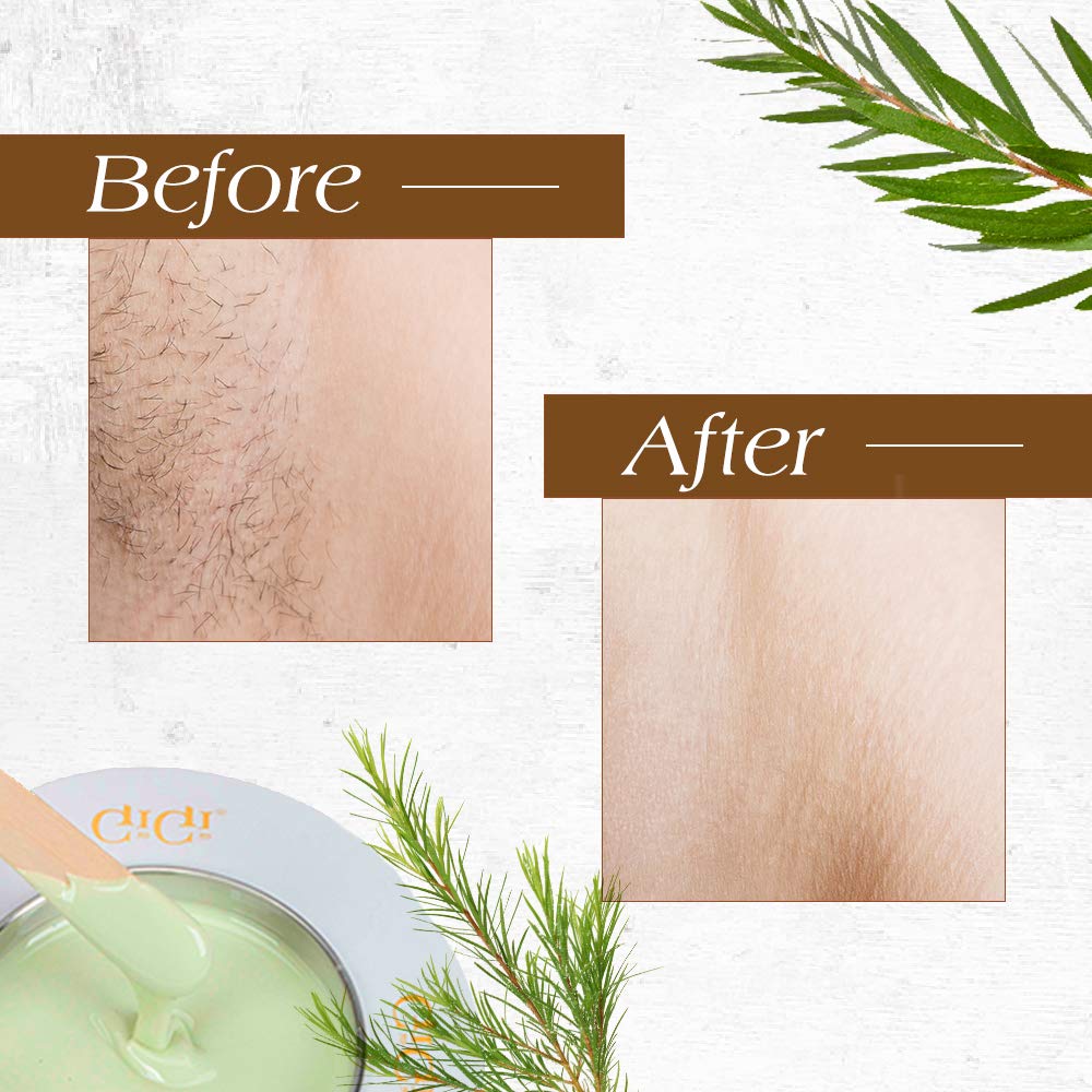 Gigi Tea Tree Crème Wax Soothing Hair Removal Wax for Sensitive Skin Soft Wax - Thumbnail 3
