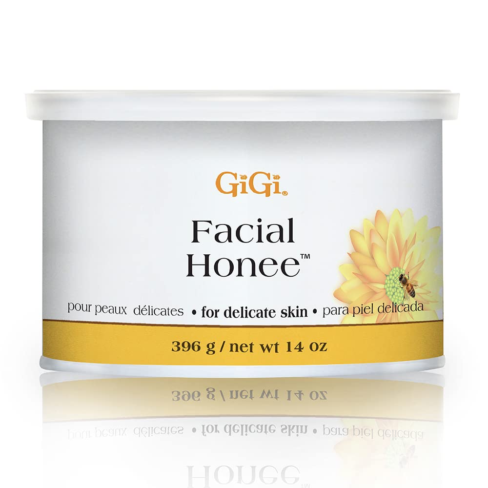 Gigi Facial Honee Wax Hair Removal Soft Wax for Face and Delicate Skin 14 oz - Thumbnail 2
