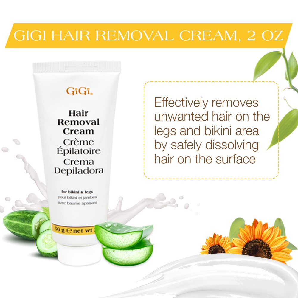 Gigi Hair Removal Cream With Calming Balm for Legs and Bikini Area - Thumbnail 2