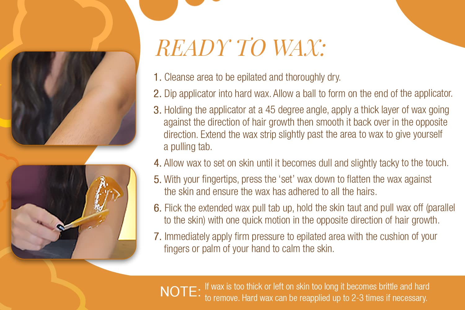 Gigi Honee Bear Hard Wax Kit for Hair Removal Honey Scented Hard Wax Beads for - Thumbnail 1