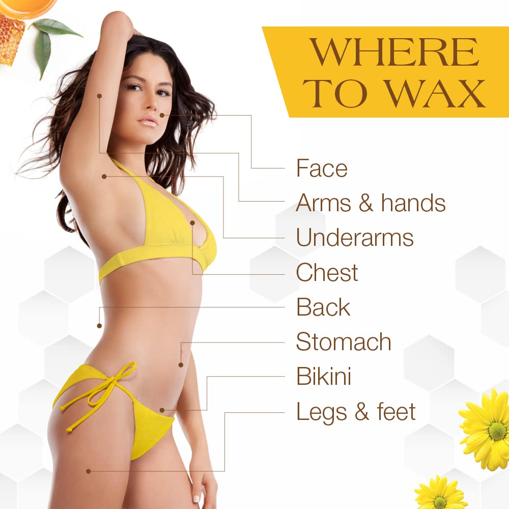 Gigi Natural Muslin Epilating Strips Wax Applicators Hair Removal Waxing Kit - Thumbnail 3