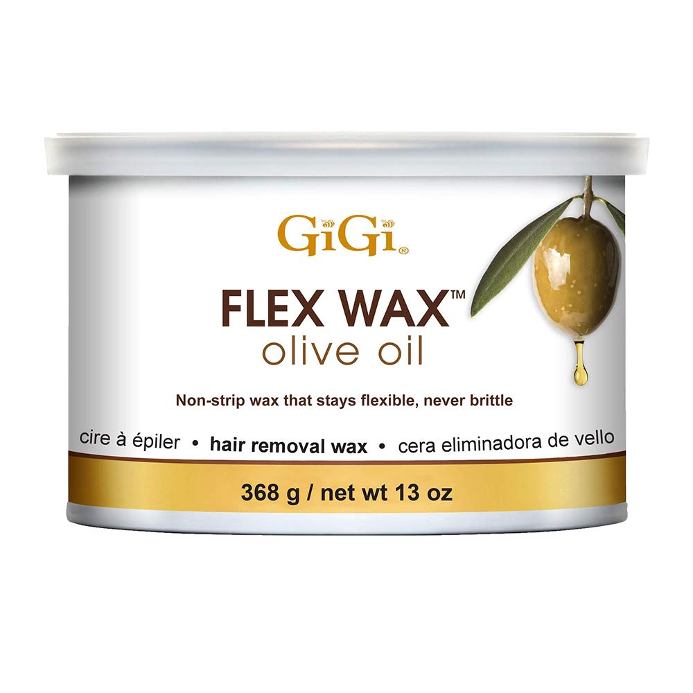 Gigi Olive Oil Flex Soft Wax Hair Removal Nourishing Flexible Wax for Smooth