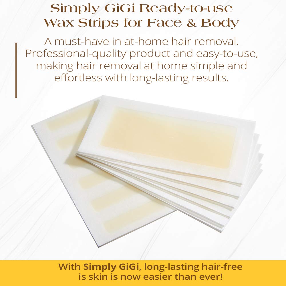 Gigi Ready To Use Hair Removal Kit 12 Face Strips and 6 Body Strips - Thumbnail 3