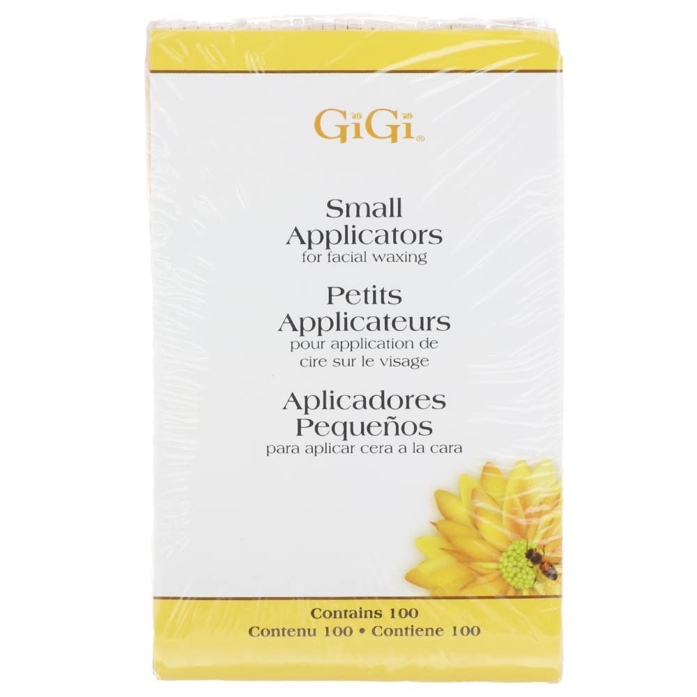 Gigi Wax Sticks for Hair Removal Small Wax Applicator Sticks Wooden Waxing