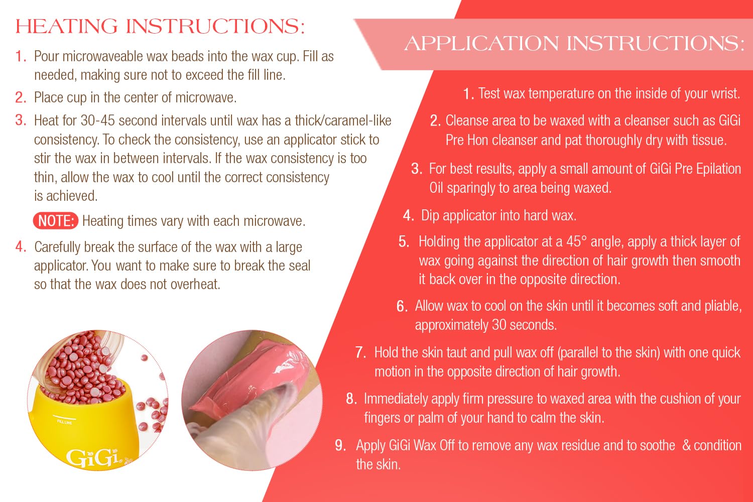 Gigi Hard Wax Beads Strawberry Scented Hard Wax Beads Kit 8 Ox - Thumbnail 1