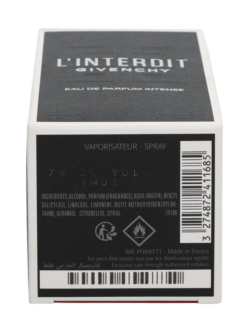 Givenchy L’interdit Intense Travel For Women EDP 1.7 oz - Thumbnail 3