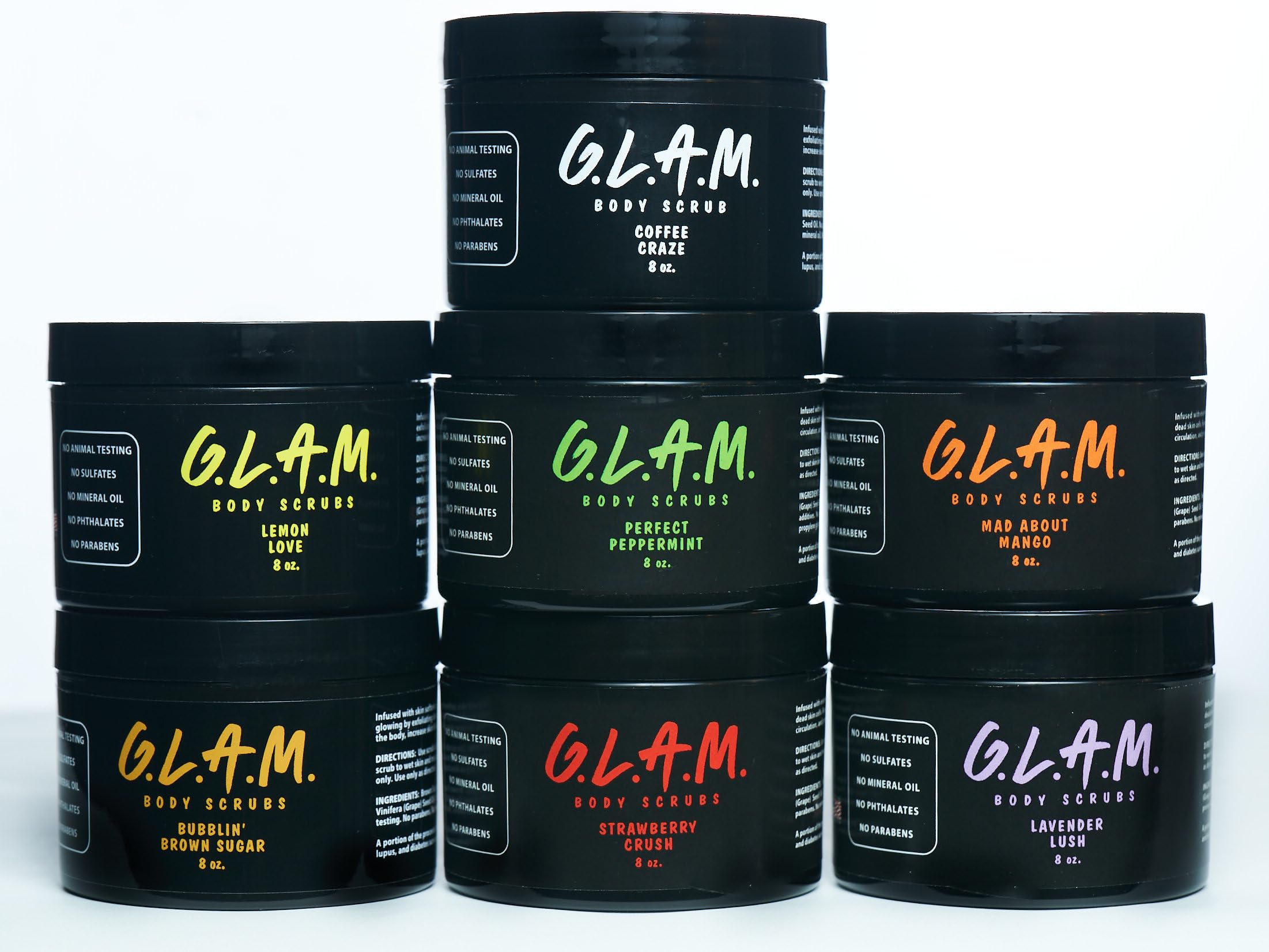 G.l.a.m. Body Scrubs Bubblin Brown Sugar