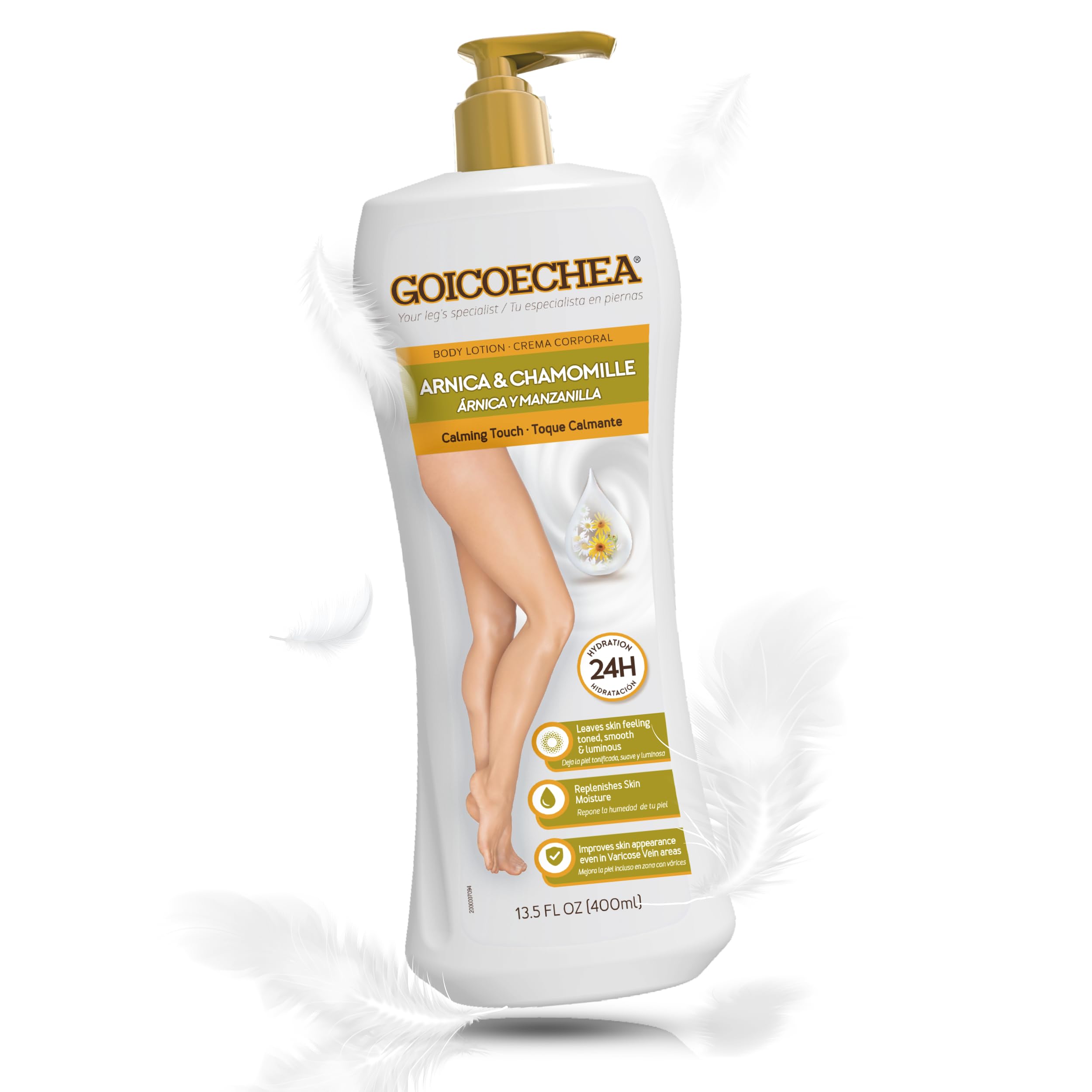 Goicoechea Arnica Chamomile Body Lotion | Soothes Tired Legs; Hydrates - Thumbnail 1