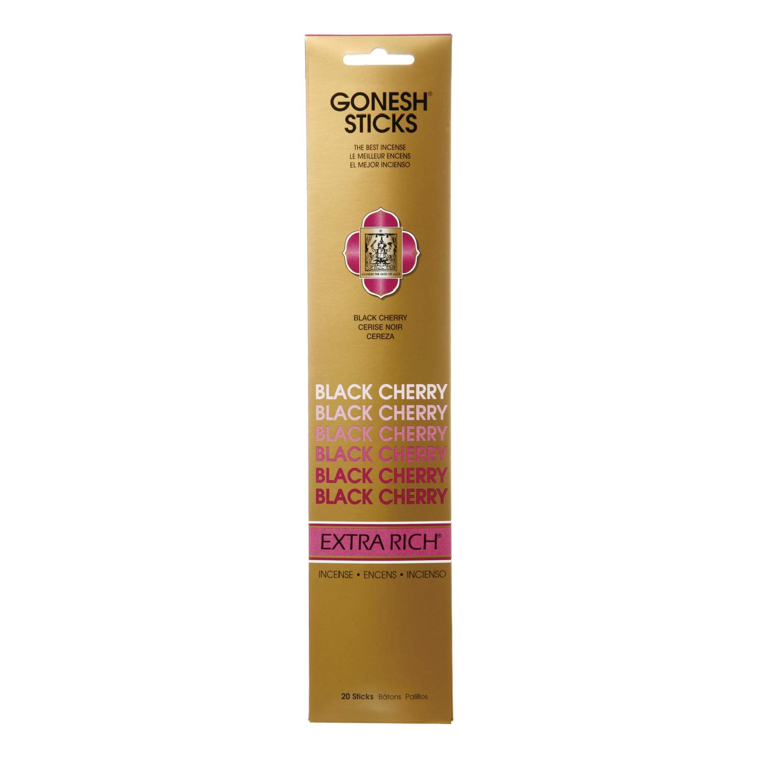 Gonesh Goxrch Extra Rich Collection Black Cherry Incense Sticks