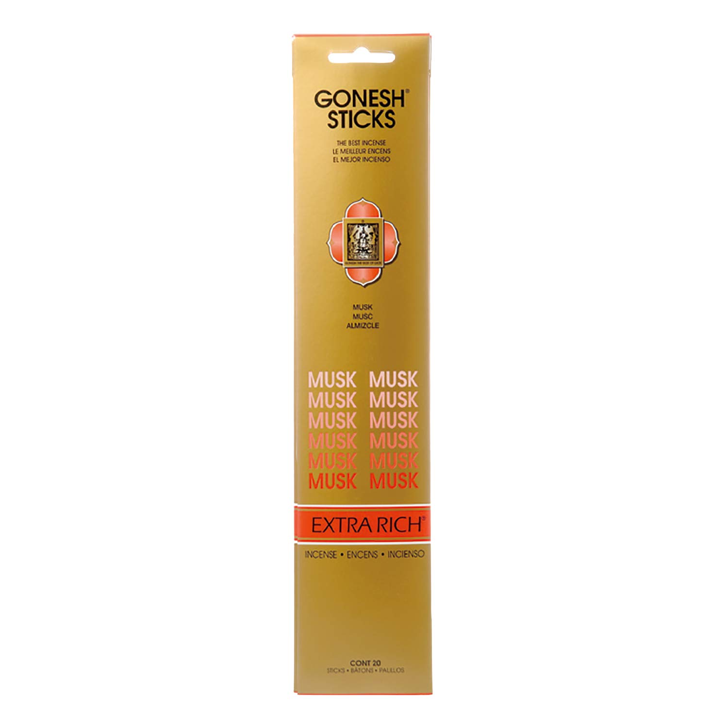 Gonesh Goxrmu Extra Rich Collection Musk Incense Sticks