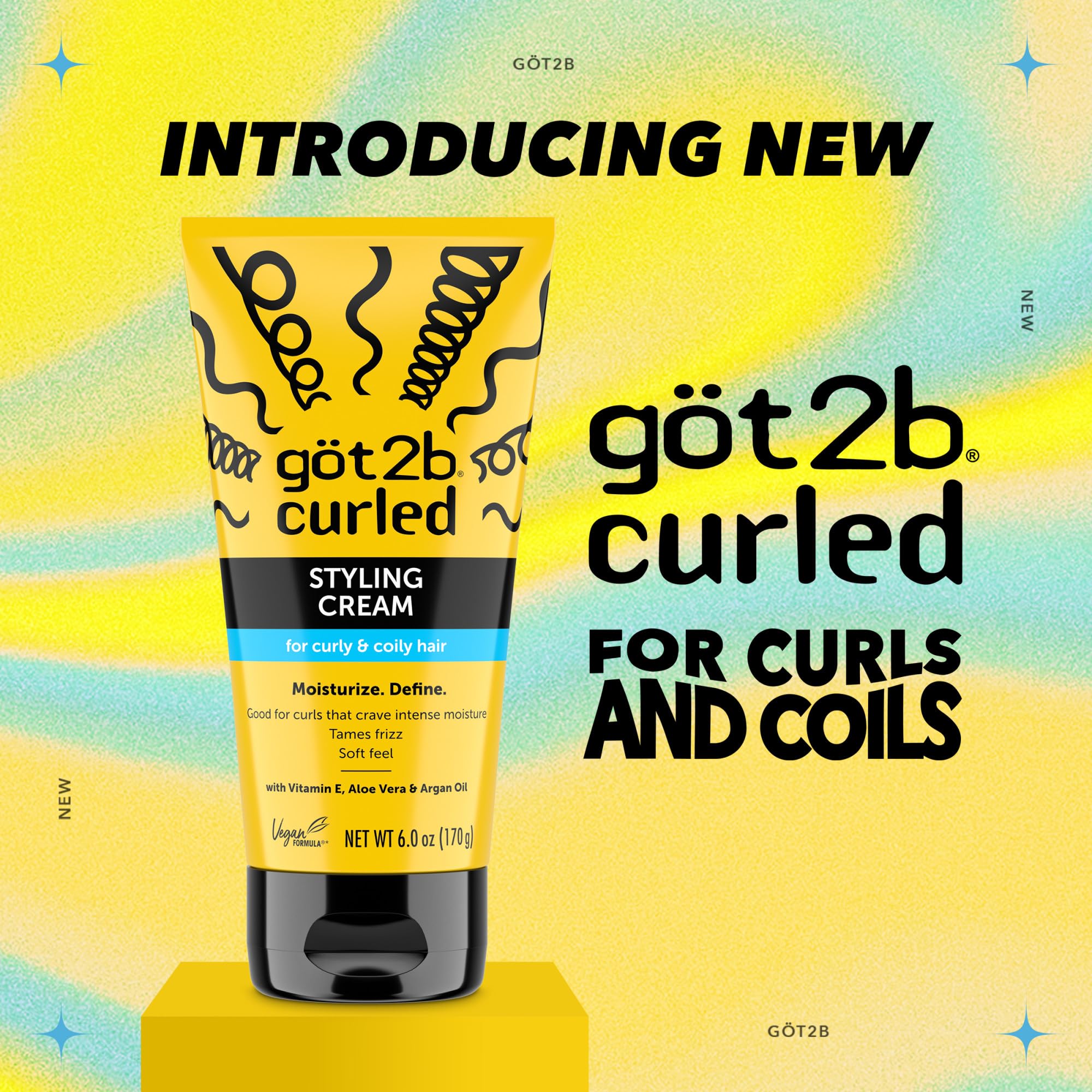 Got2b Curled Styling Cream 6z - Thumbnail 2