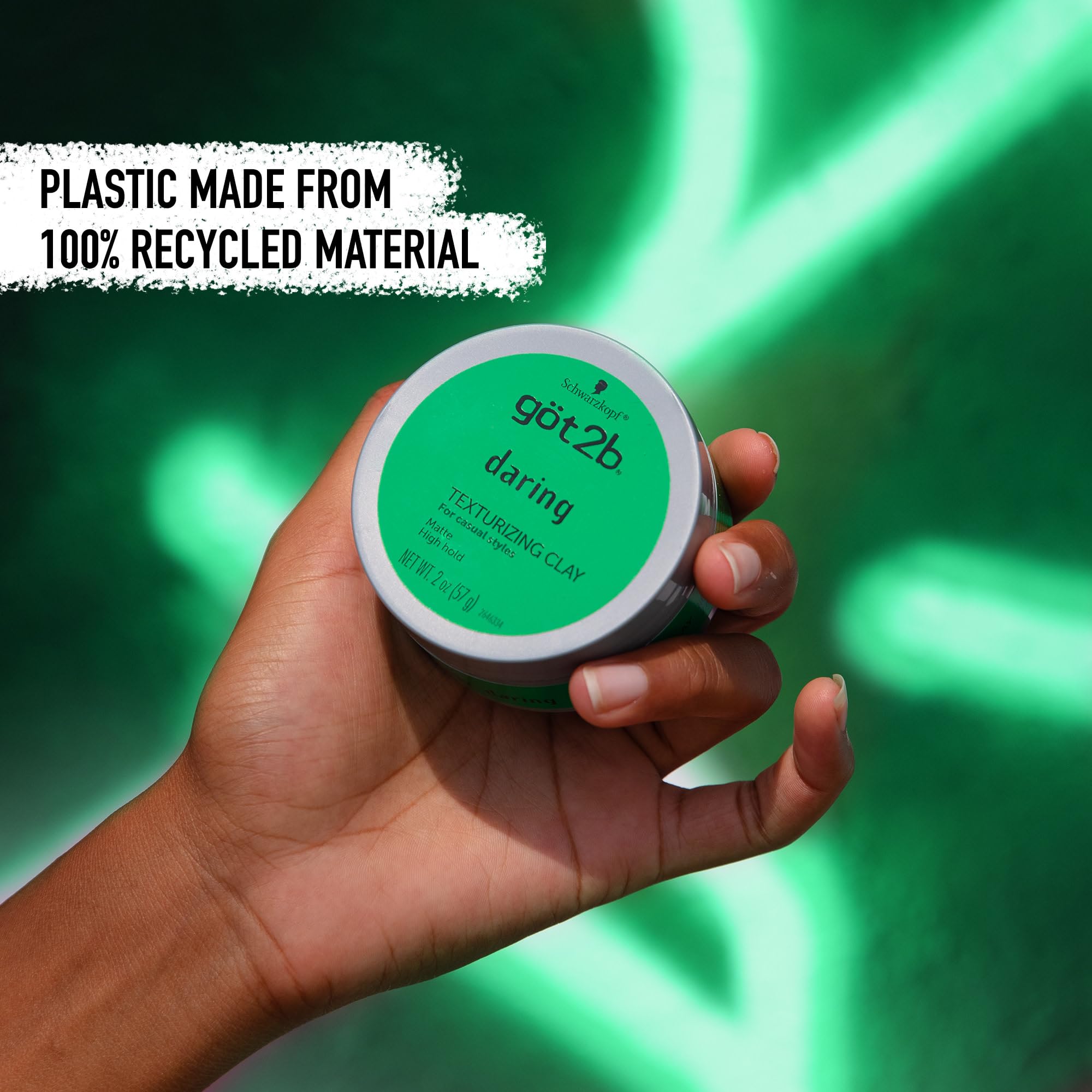 Got2b Daring Texturizing Clay 2 Fl Oz Matte Finish and High Hold Styling Hair - Thumbnail 3