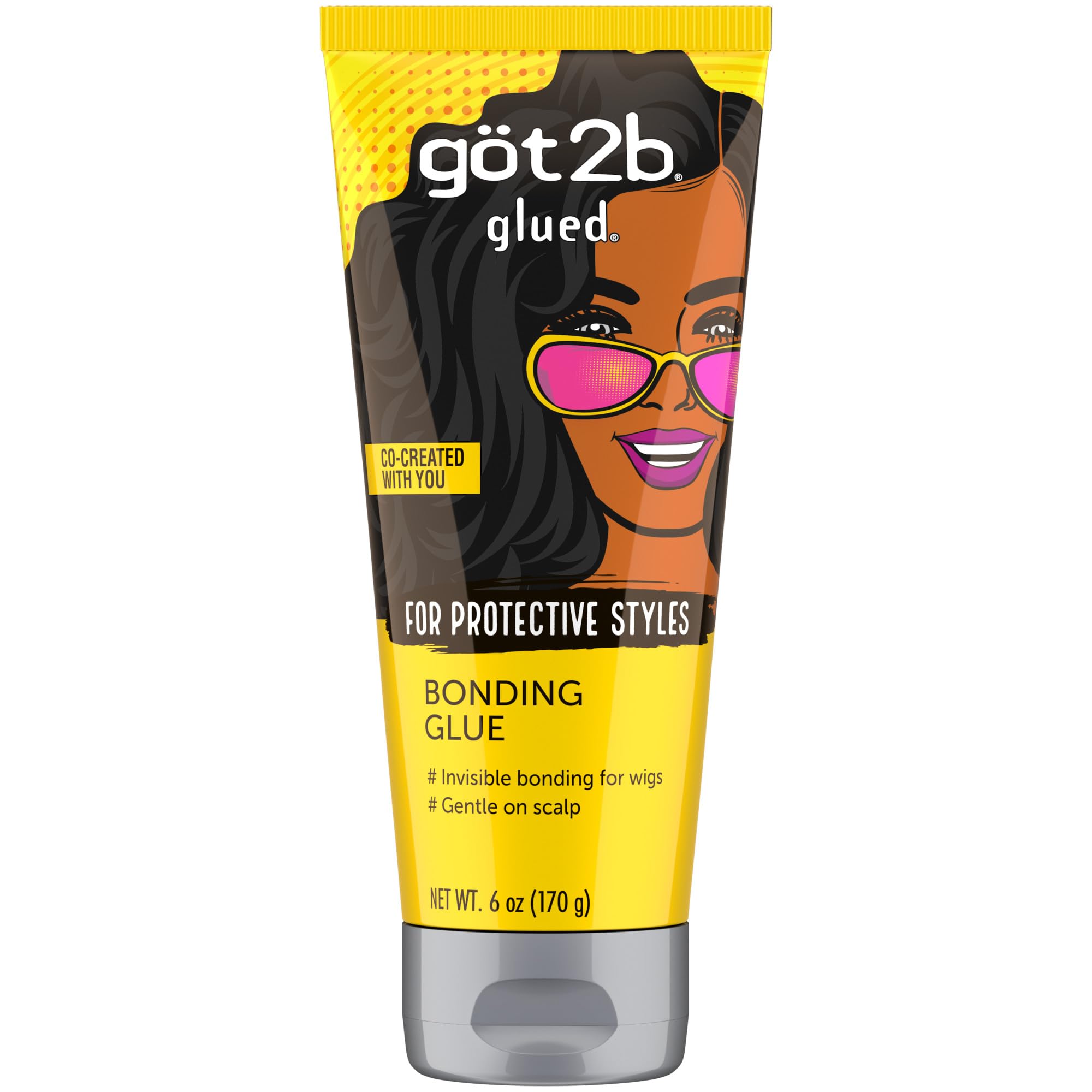 Got2b Glued Bonding Glue 6 Fl Oz Invisible Wig Glue With Long Lasting Hold