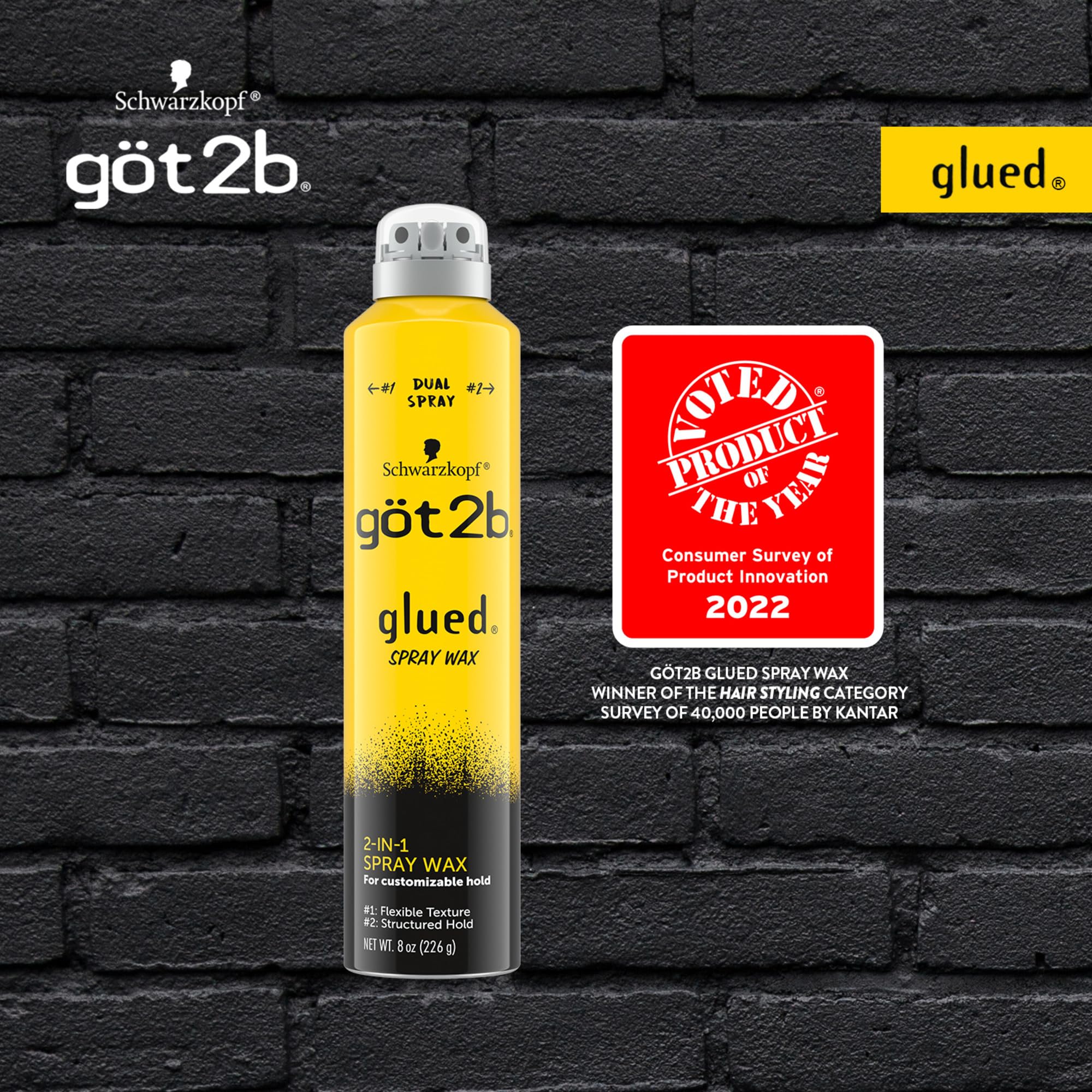 Got2b Glued Wax With 2 In 1 Dual Nozzle 8 oz - Thumbnail 2