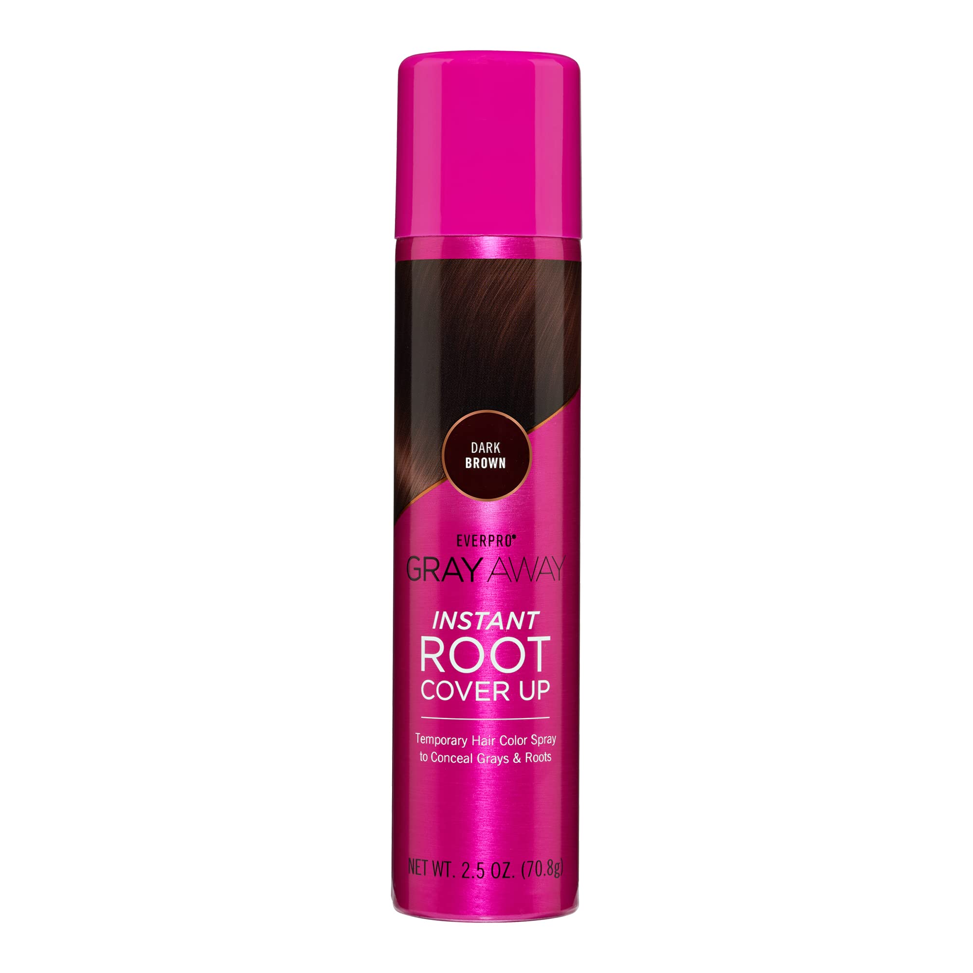 Everpro Gray Away Instant Root Cover Up Dark Brown 2.5 oz - Thumbnail 2