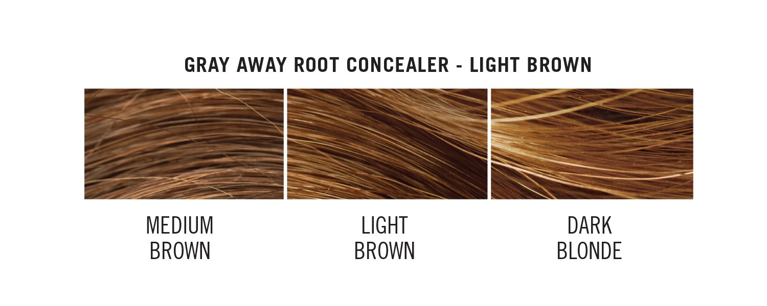 Everpro Gray Away Root Conceal Light Brown 1.5 oz - Thumbnail 2