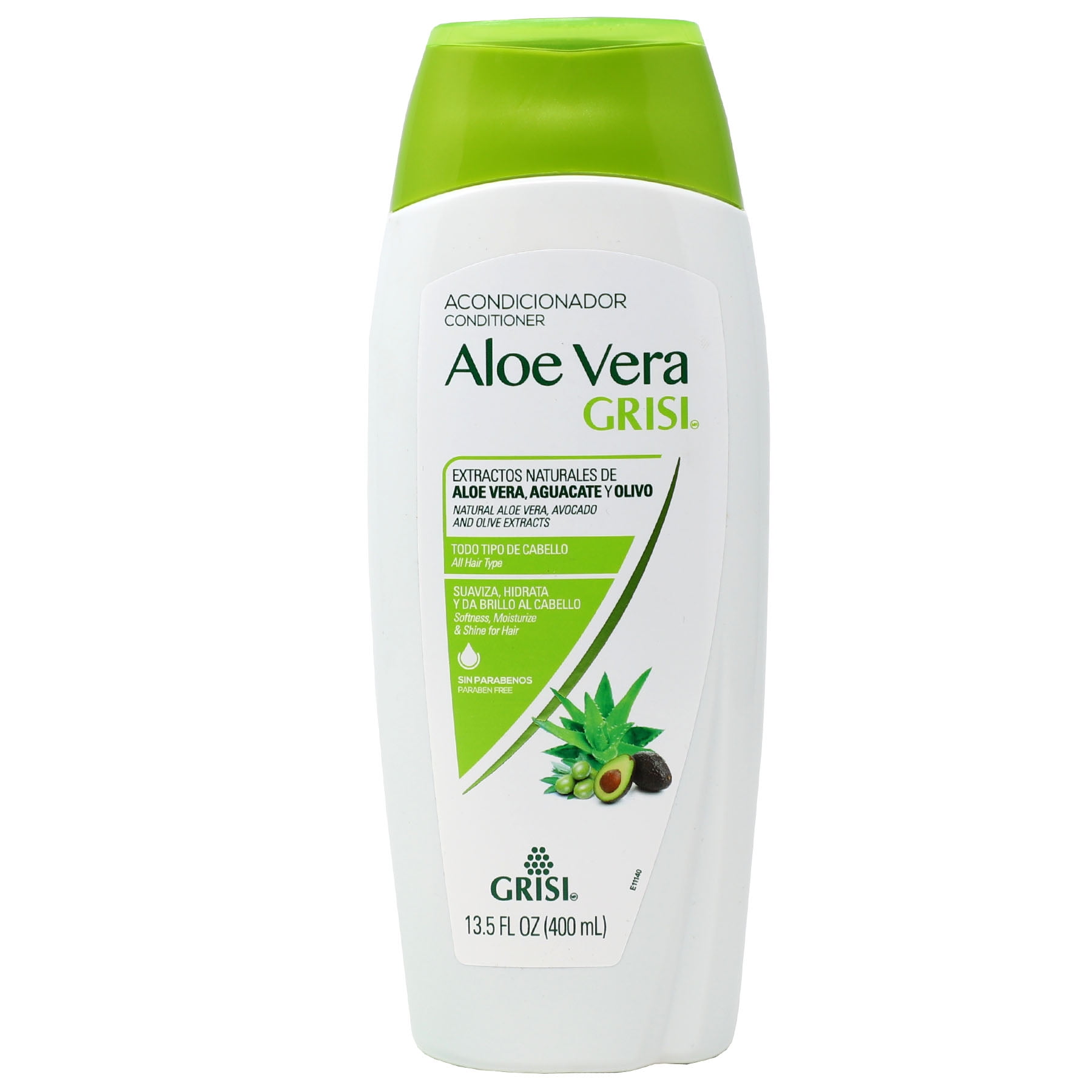 Grisi Aloe Vera Conditioner Moisturizing Paraben Free All Hair Types 13.5 Fl Oz