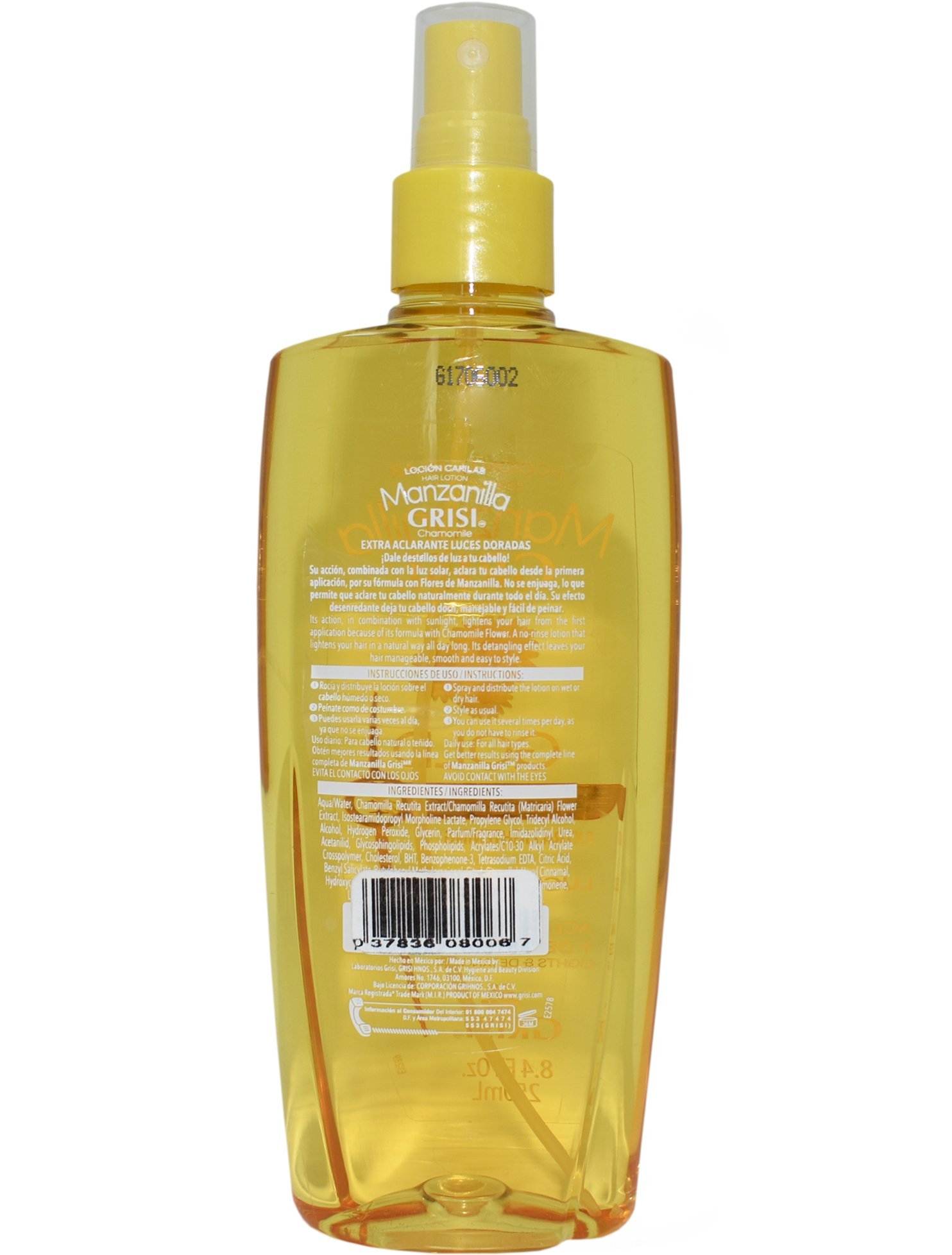 Grisi Manzanilla Gold Lightener and Detangler 8.4 oz - Thumbnail 2