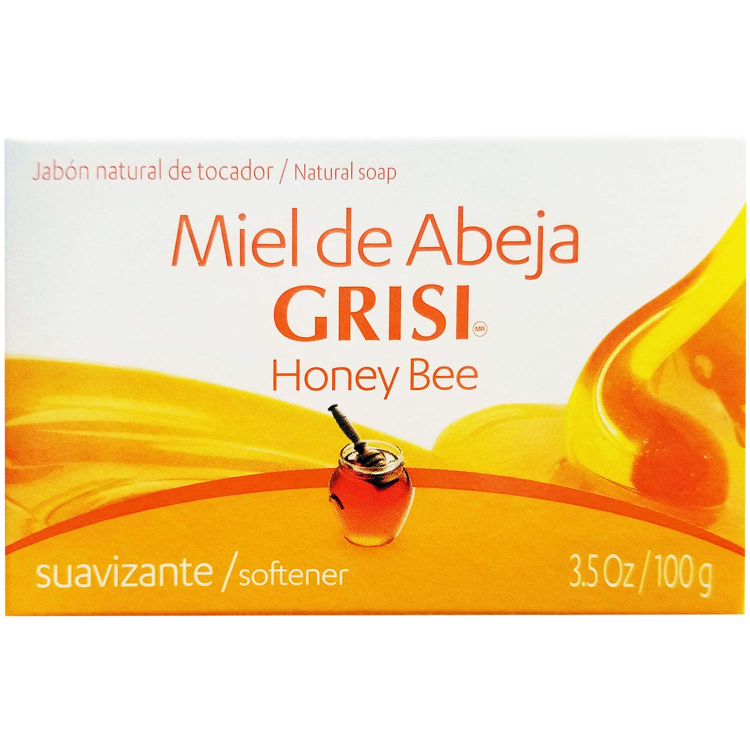 12pk Honey Bee Soap Jabon Miel de Abeja Grisi By Grisi 3.5 oz - Thumbnail 2