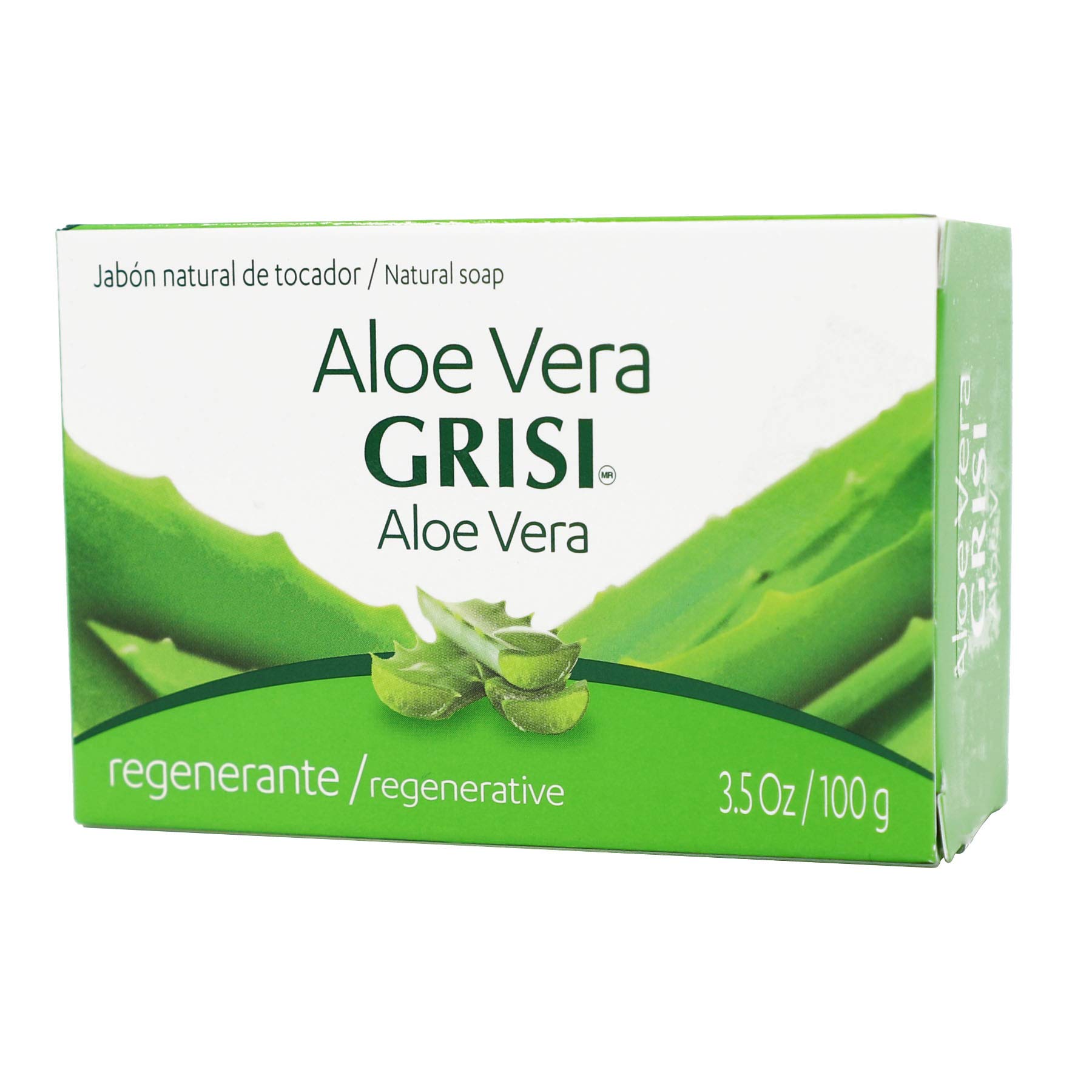 6pk Aloe Vera Soap Jabon de Sávila Grisi 3.5 oz - Thumbnail 3
