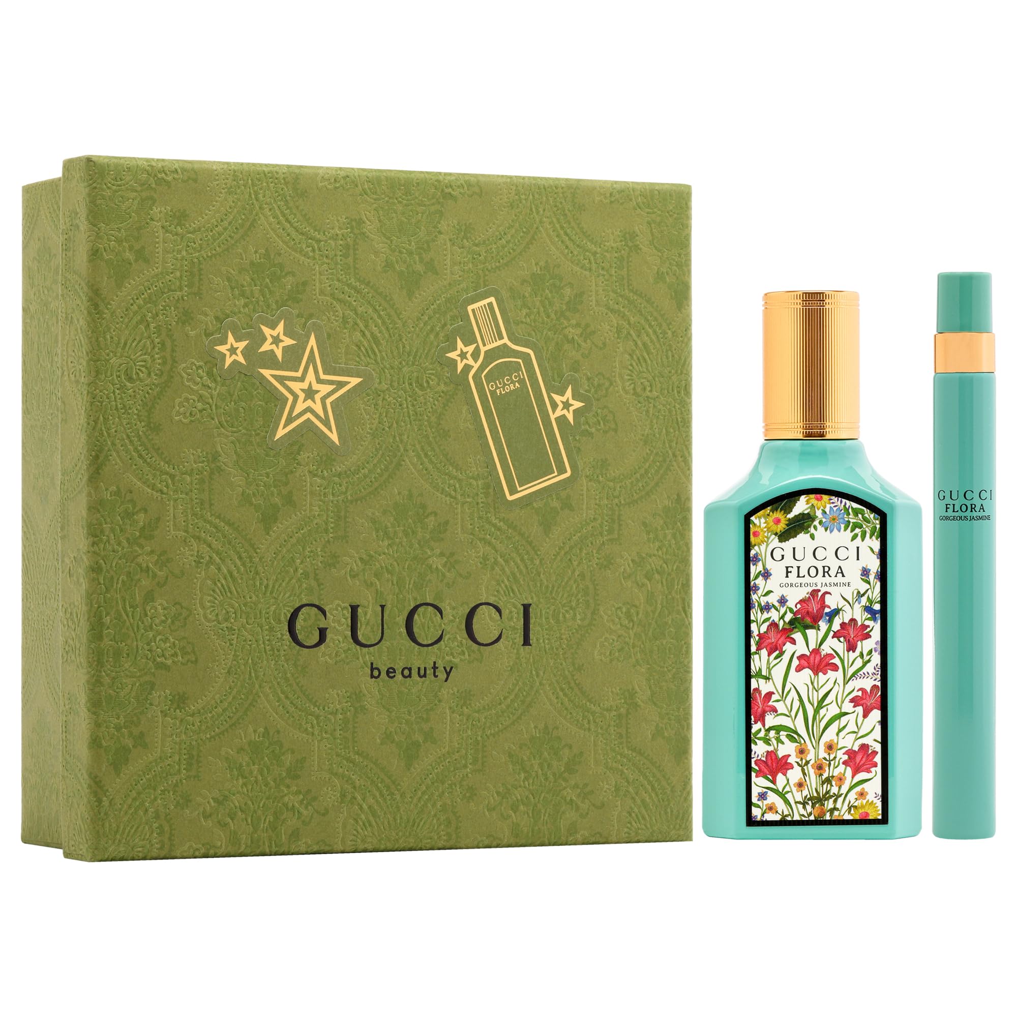 [Set] Flora Gorgeous Jasmine By Gucci 2 Pc For Women EDP 1.6 oz - Thumbnail 3
