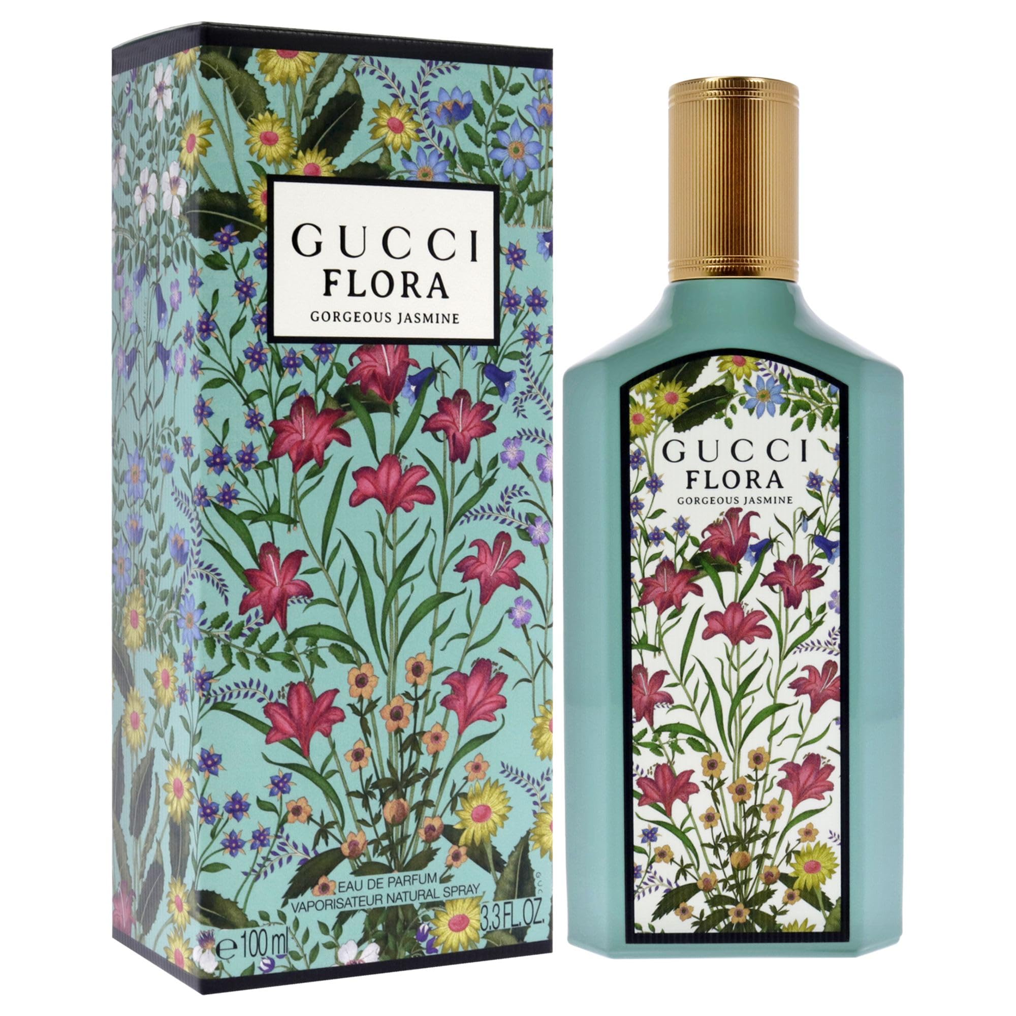 Gucci Flora Gorgeous Jasmine By Gucci For Women EDP 3.3 oz - Thumbnail 3