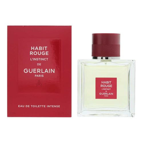 Habit Rouge L'instinct By Guerlain Intense EDT 1.7 oz - Thumbnail 2