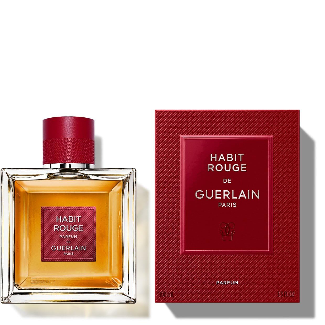 Guerlain Habit Rouge Parfum For Men 3.4 oz - Thumbnail 2