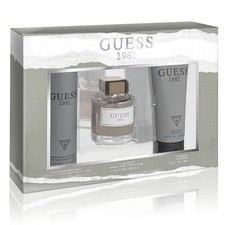 GUESS 1981(M)(W/B)3PC SET(3.4oz edt sp,6.7oz Shower Gel,6.0oz Deo Spray)