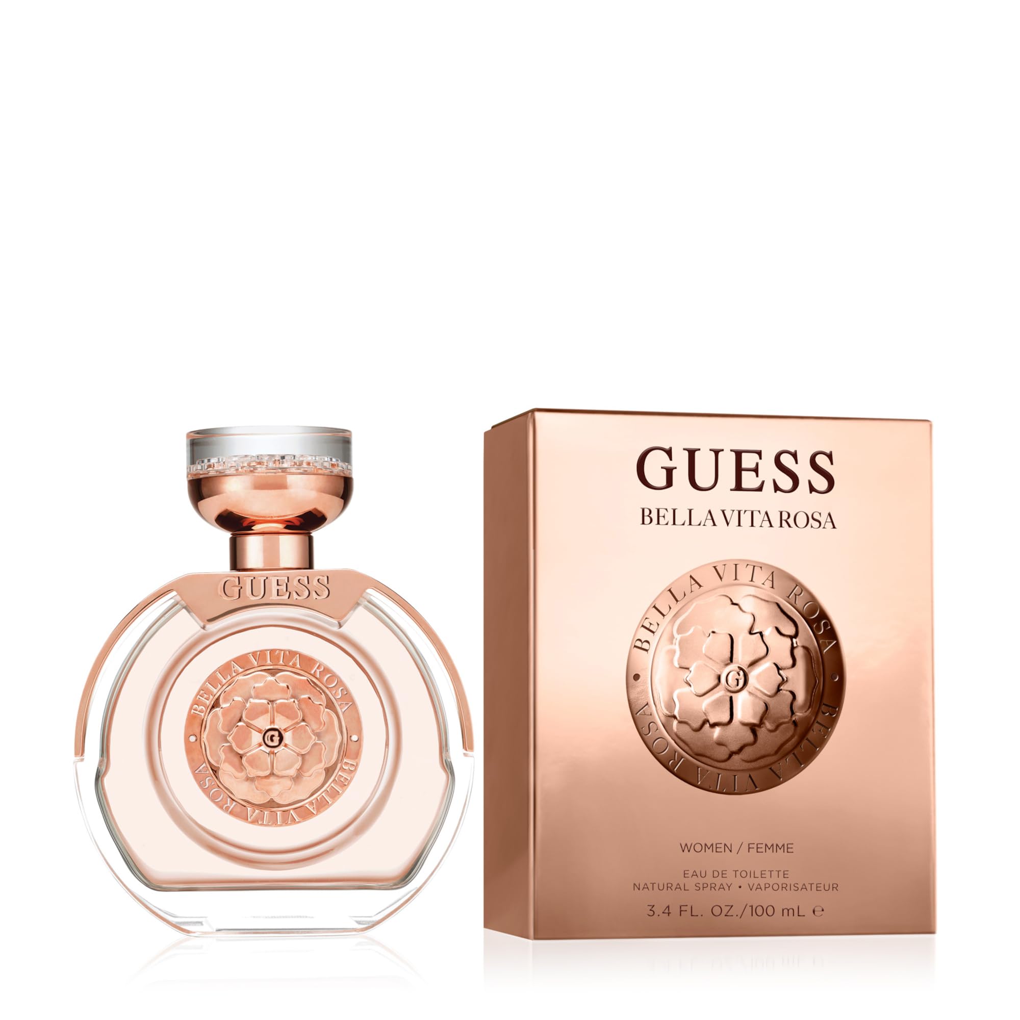 GUESS BELLA VITA ROSA(W)EDT SP 3.4oz(LI FREE)