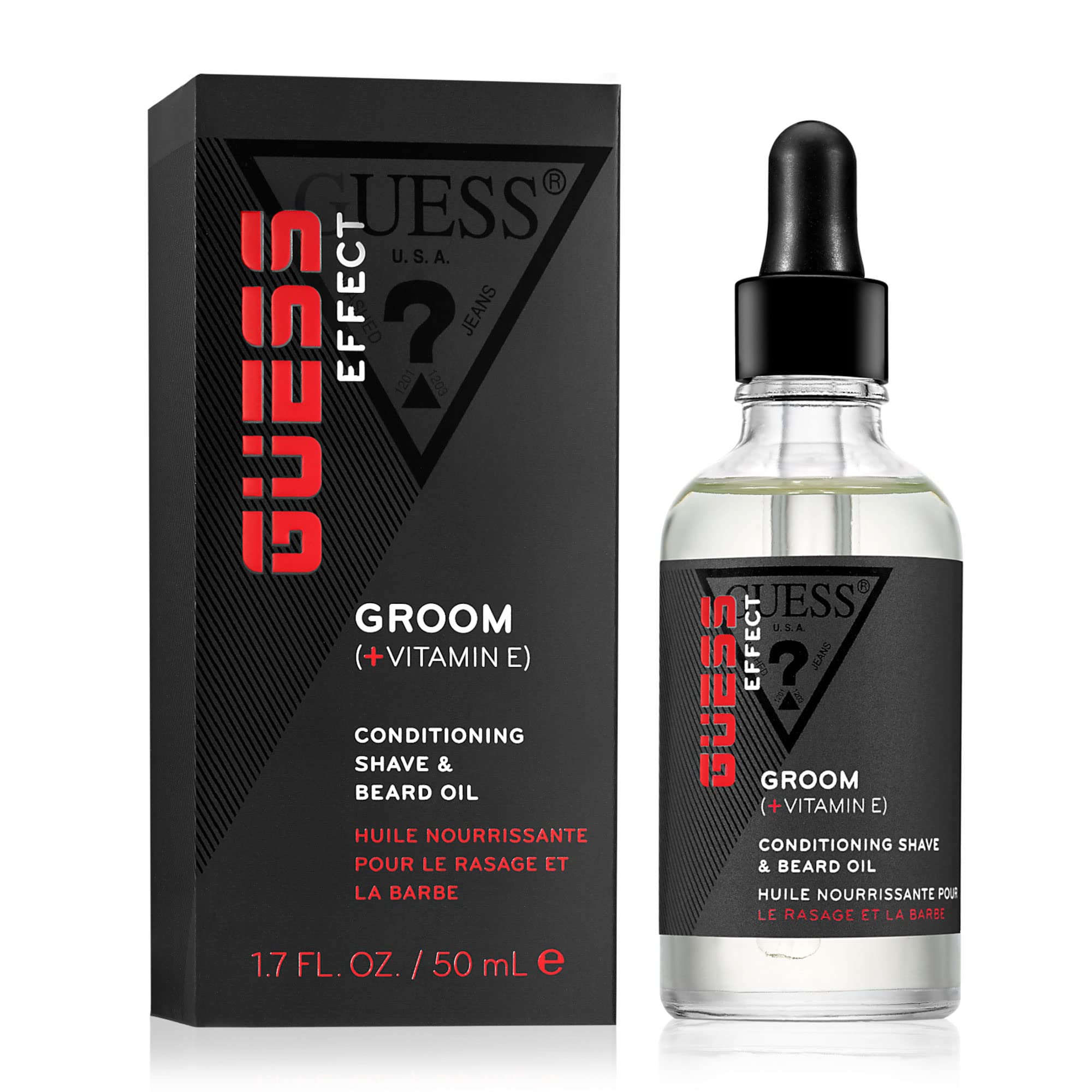 GUESS EFFECT GROOM(M)1.7oz Conditioning Shave&Beard Oil