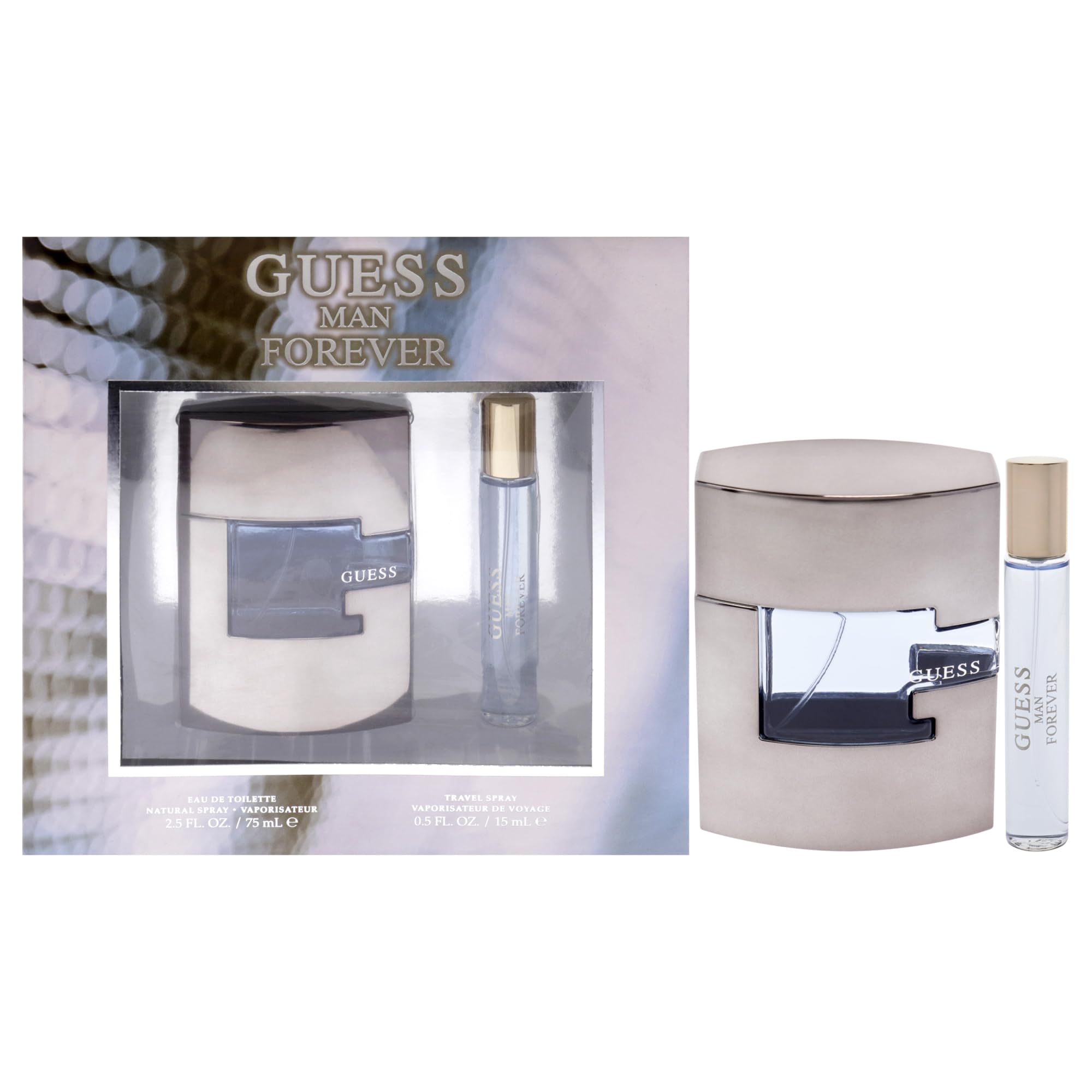 GUESS FOREVER(M)(W/B)(LI FREE)2PC SET(2.5oz edt sp,15ml edt sp)