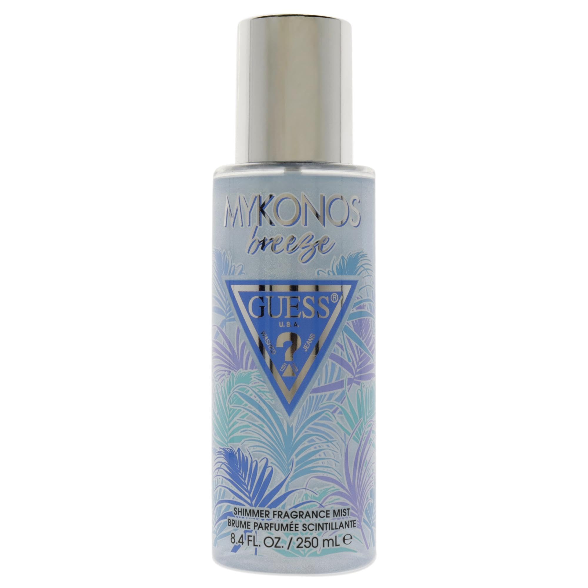 GUESS MYKONOS BREEZE SHIMMER(W)8.4oz FRAGRANCE MIST(LI FREE)