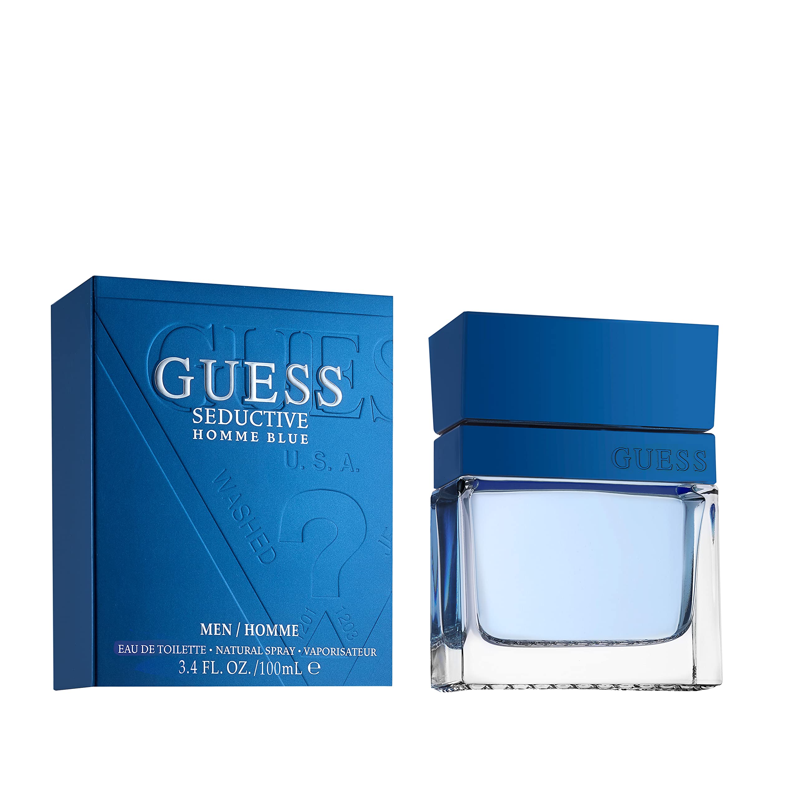 GUESS SEDUCTIVE HOMME BLUE(M)EDT SP 3.4oz(US ONLY)(LI FREE)