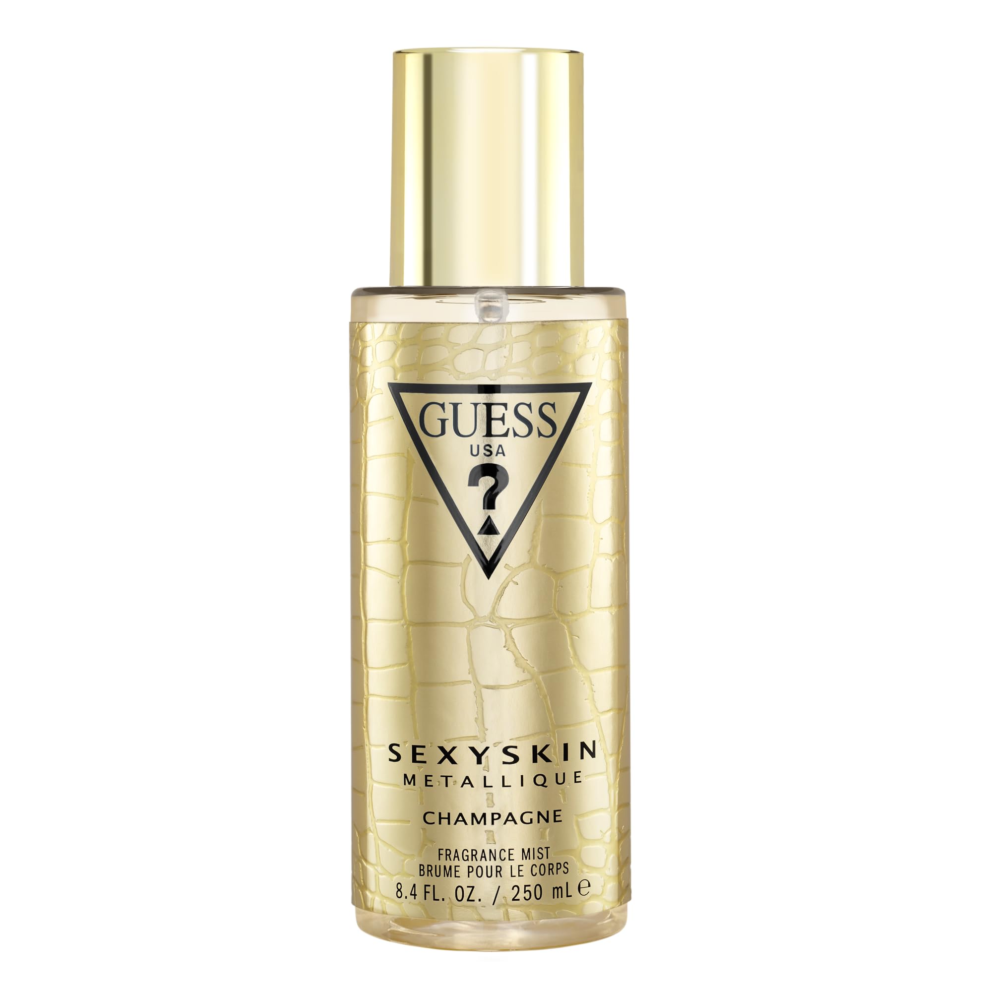 GUESS SEXY SKIN METALLIQUE CHAMPAGNE(W)8.4oz Fragrance Mist(LI FREE)