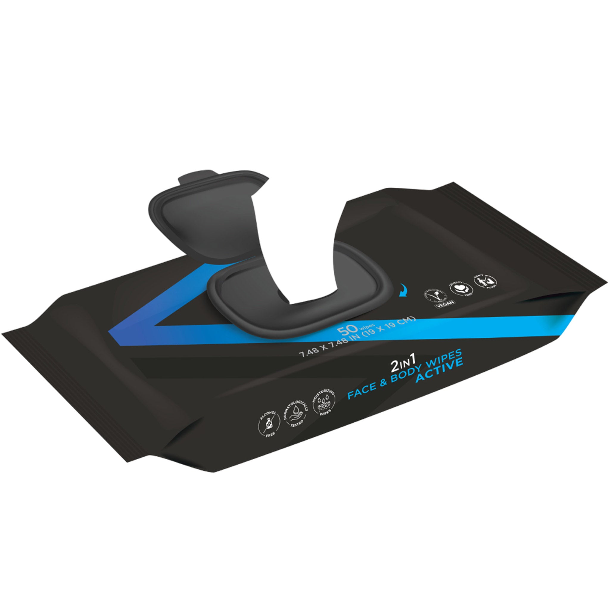 (24-pack) Guilin Men Active Face & Body Wipes