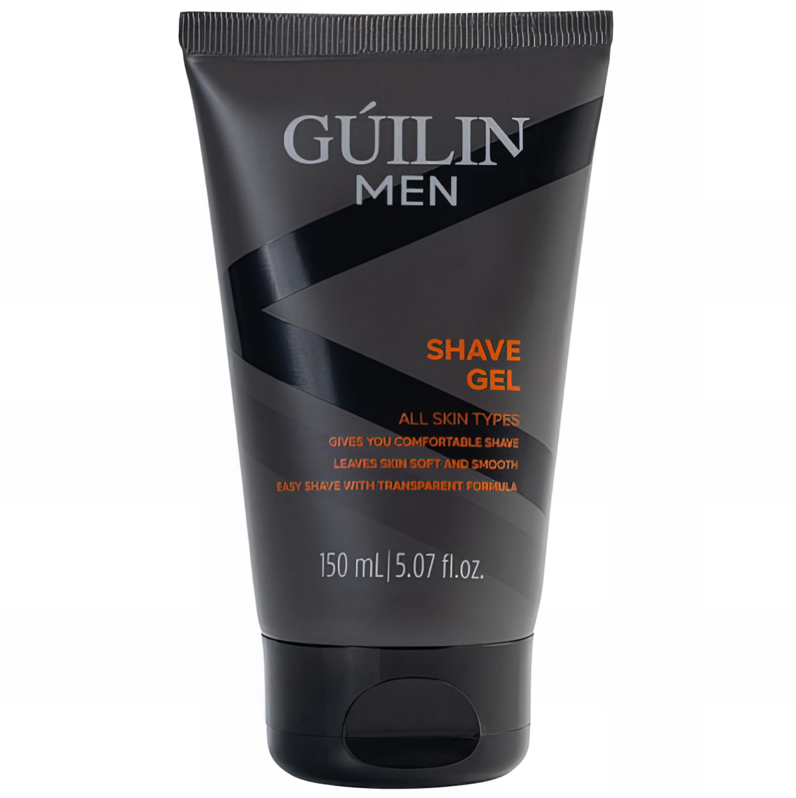 (12-pack) Guilin Men Shave Gel - All Skin Types, protective lubricating layer, Aloe