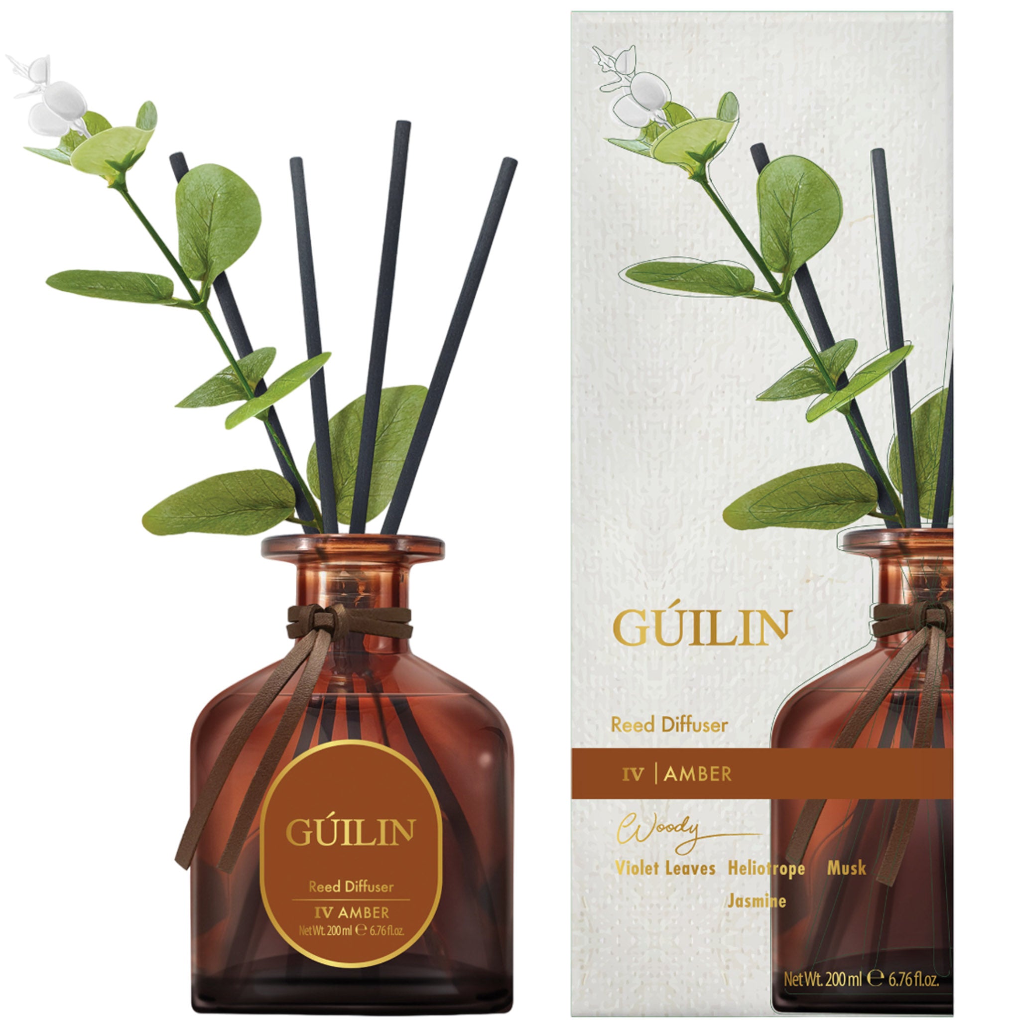 (1) Guilin Reed Diffuser Amber
