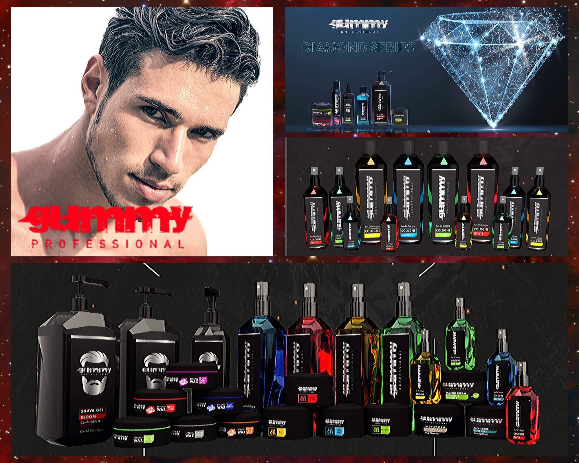 Gummy After Shave Cream Cologne ) 400 ml - Thumbnail 2