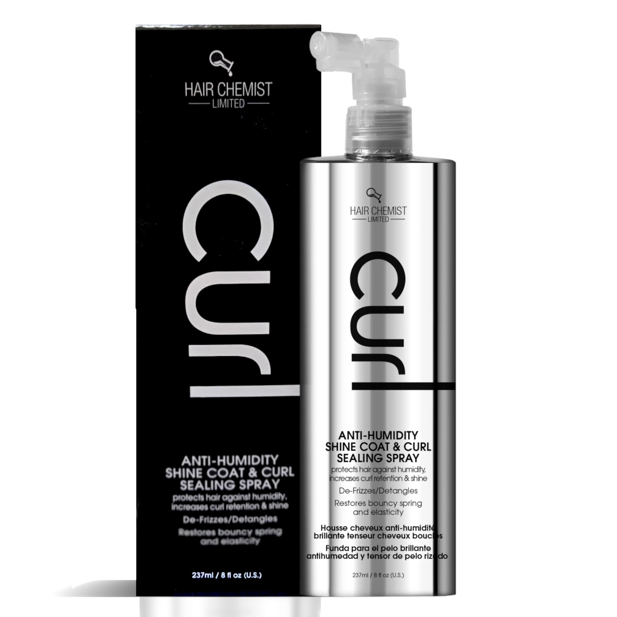 Hair Chemist Curl Anti Humidity Shine Coat Curl Sealing . 8 oz