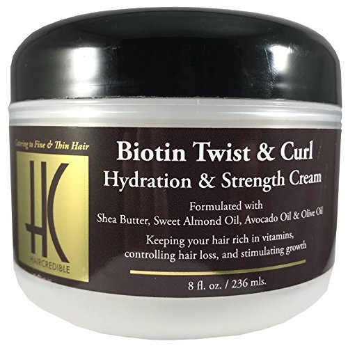 Haircredible Biotin Twist Curl Hydration Strength Cream 8 oz
