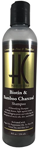 Haircredible Biotin Bamboo Charcoal Shampoo 8 oz