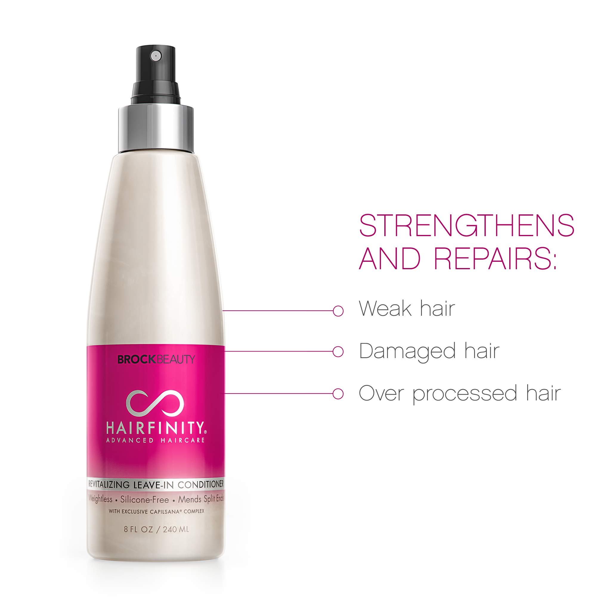 Hairfinity Revitalizing Leave In Conditioner Biotin Growth Treatment for Dry - Thumbnail 2