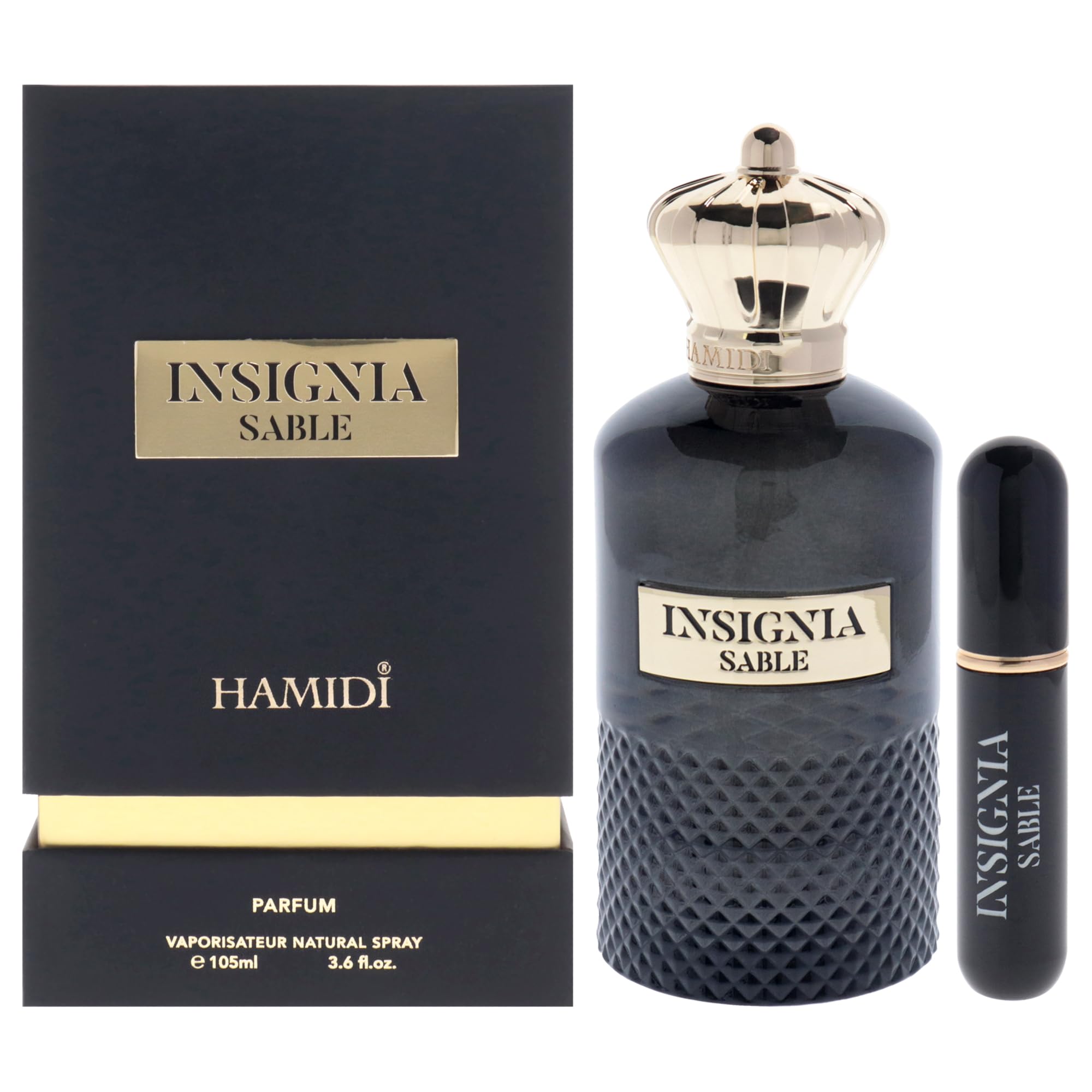 Hamidi Insignia Sable Parfum For Men 3.6 oz