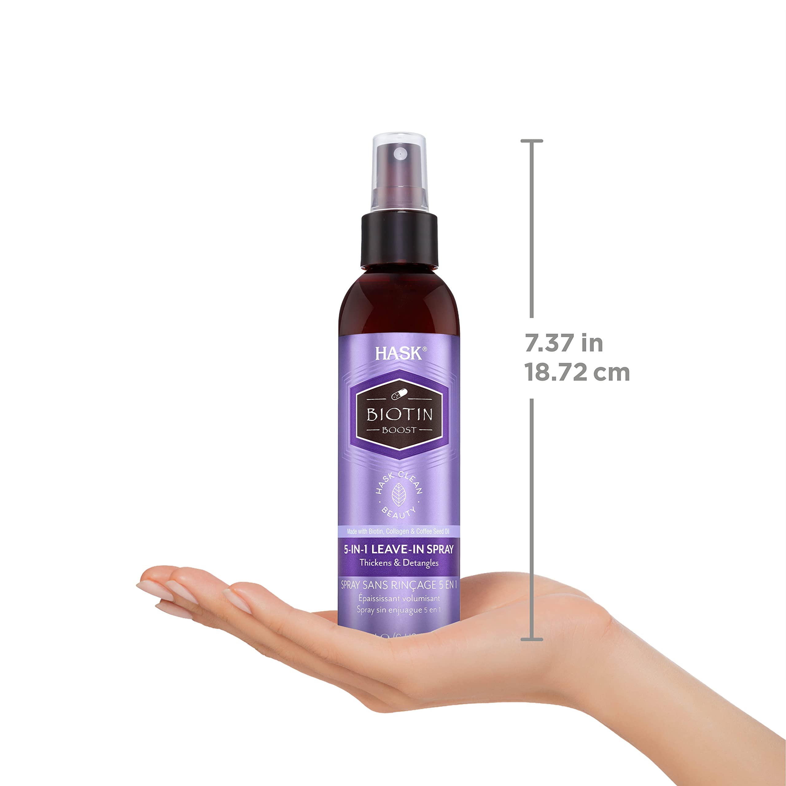 Hask Thickening Biotin 5 In 1 Leave In Conditioner for All Hair Types Color - Thumbnail 2